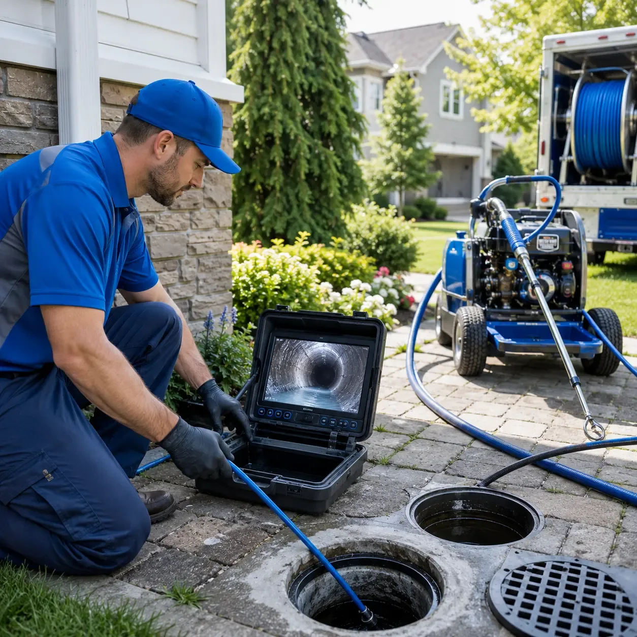 Outdoor drain cleaning professionals serving Marlboro, NJ